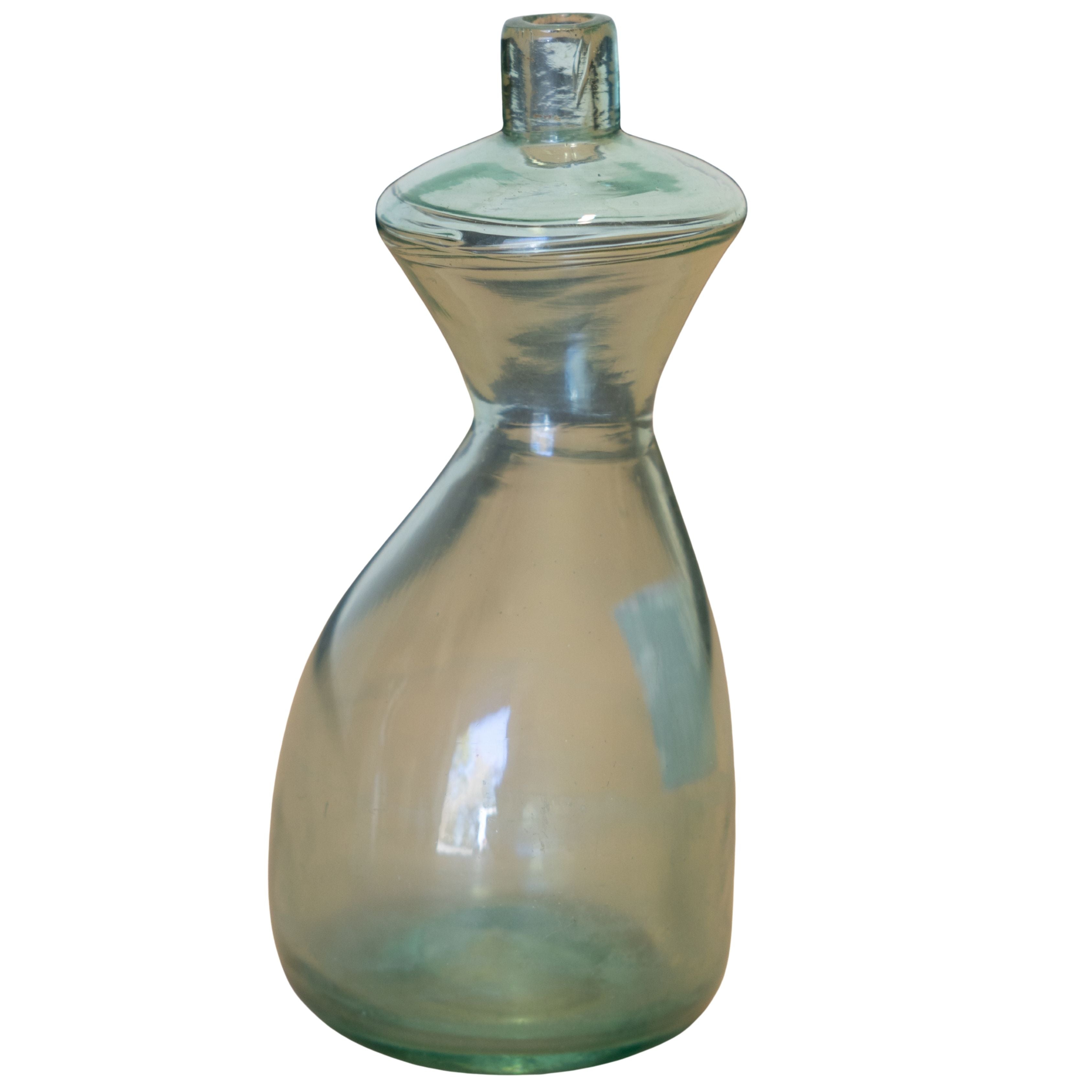 Antique Glass Feeding Bottle for Farm Animals - Small