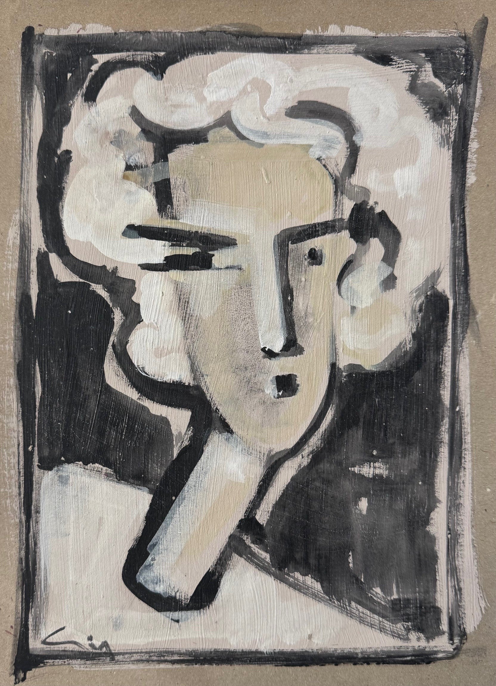 Heritage - Woman in black and white (12 x 8.5)