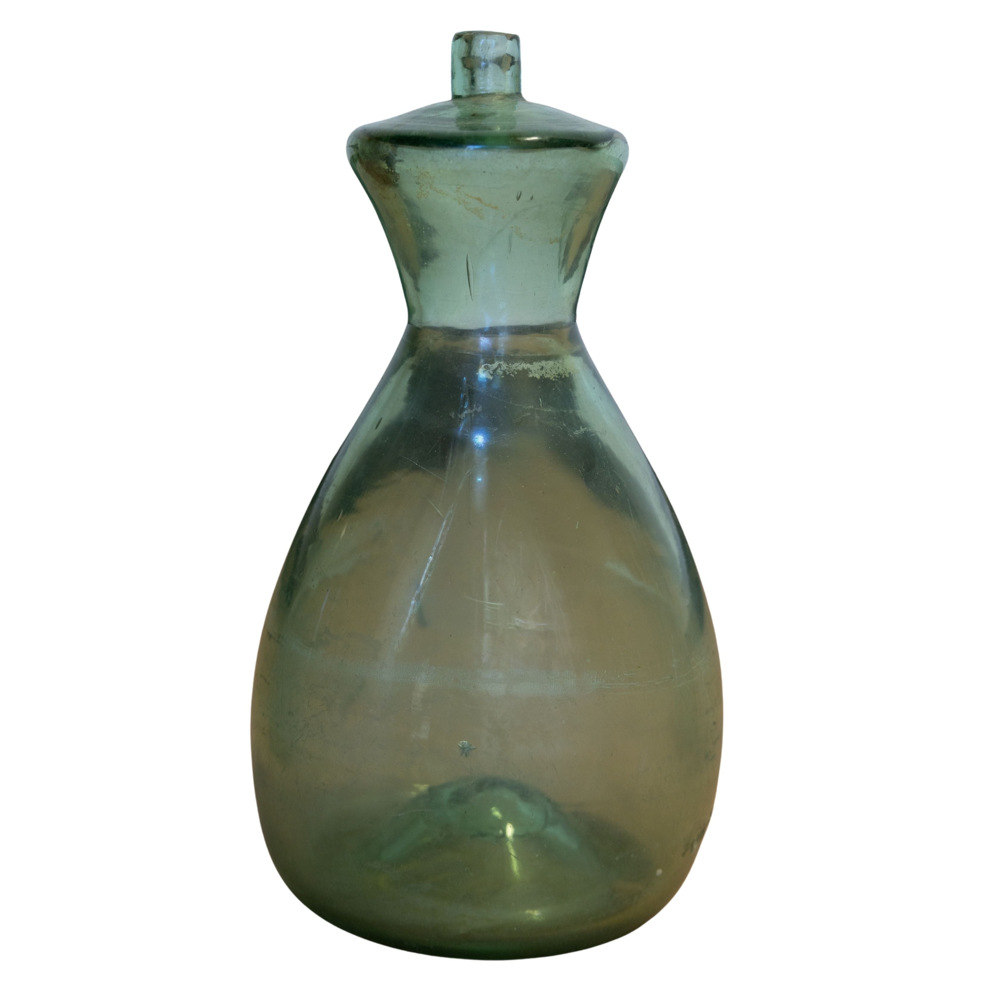 Antique Glass Feeding Bottle for Farm Animals