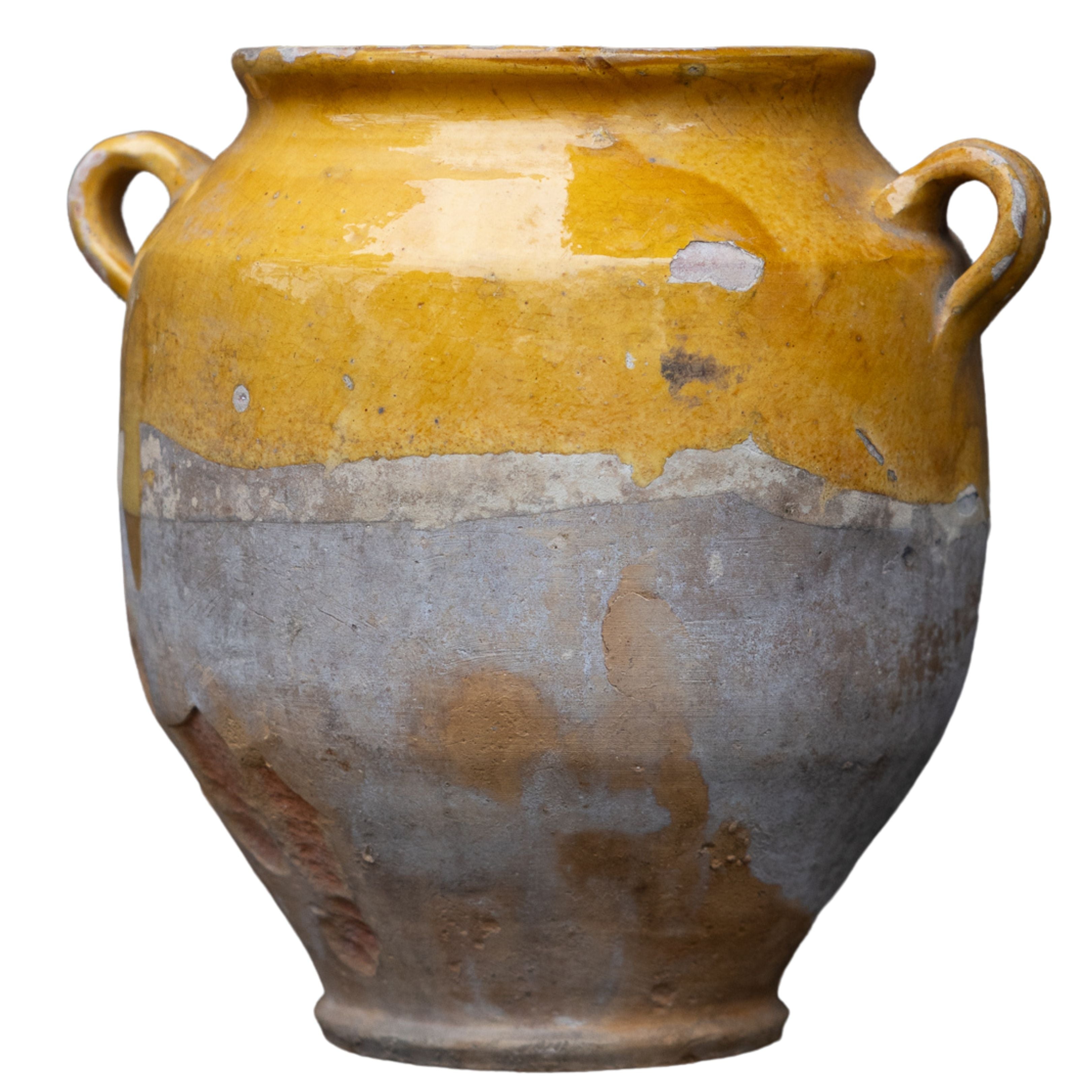 Yellow Confit Pot 19th C.