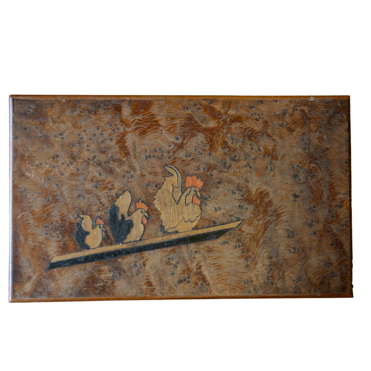 Decorative Box w/ Chickens
