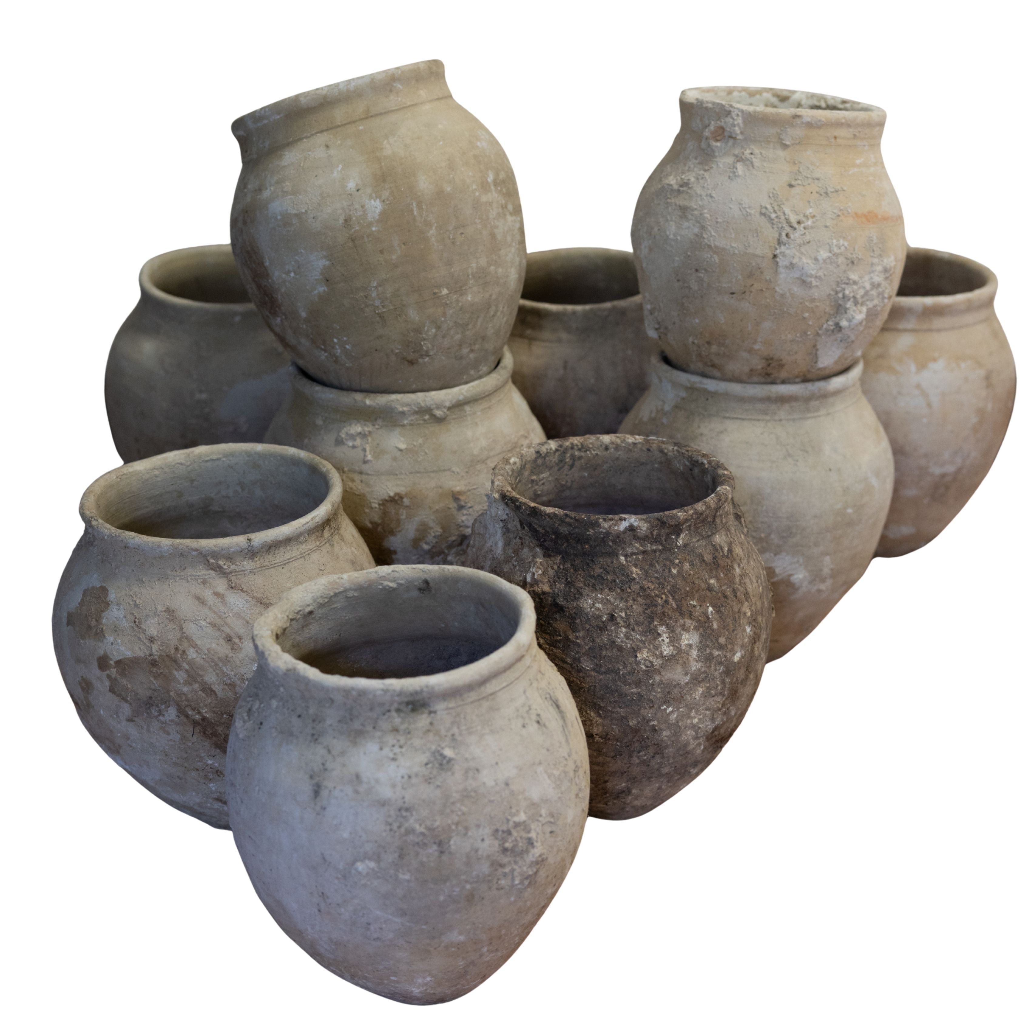 White Rustic Pot
