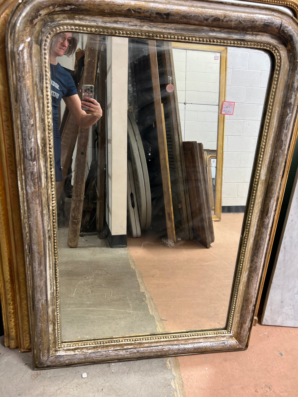 Pair of Louis XVI Distressed Mirrors