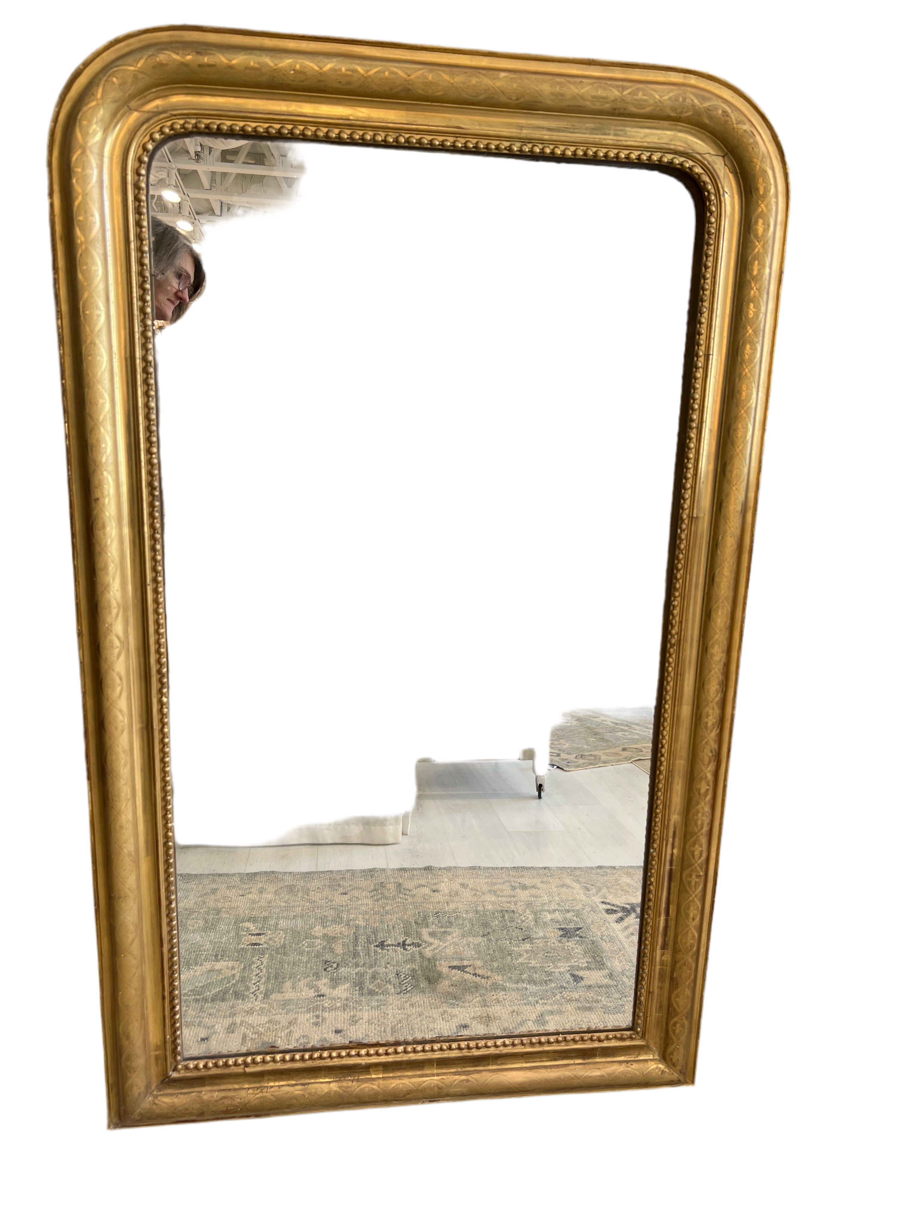 Louis Philippe Mirror 56x34W