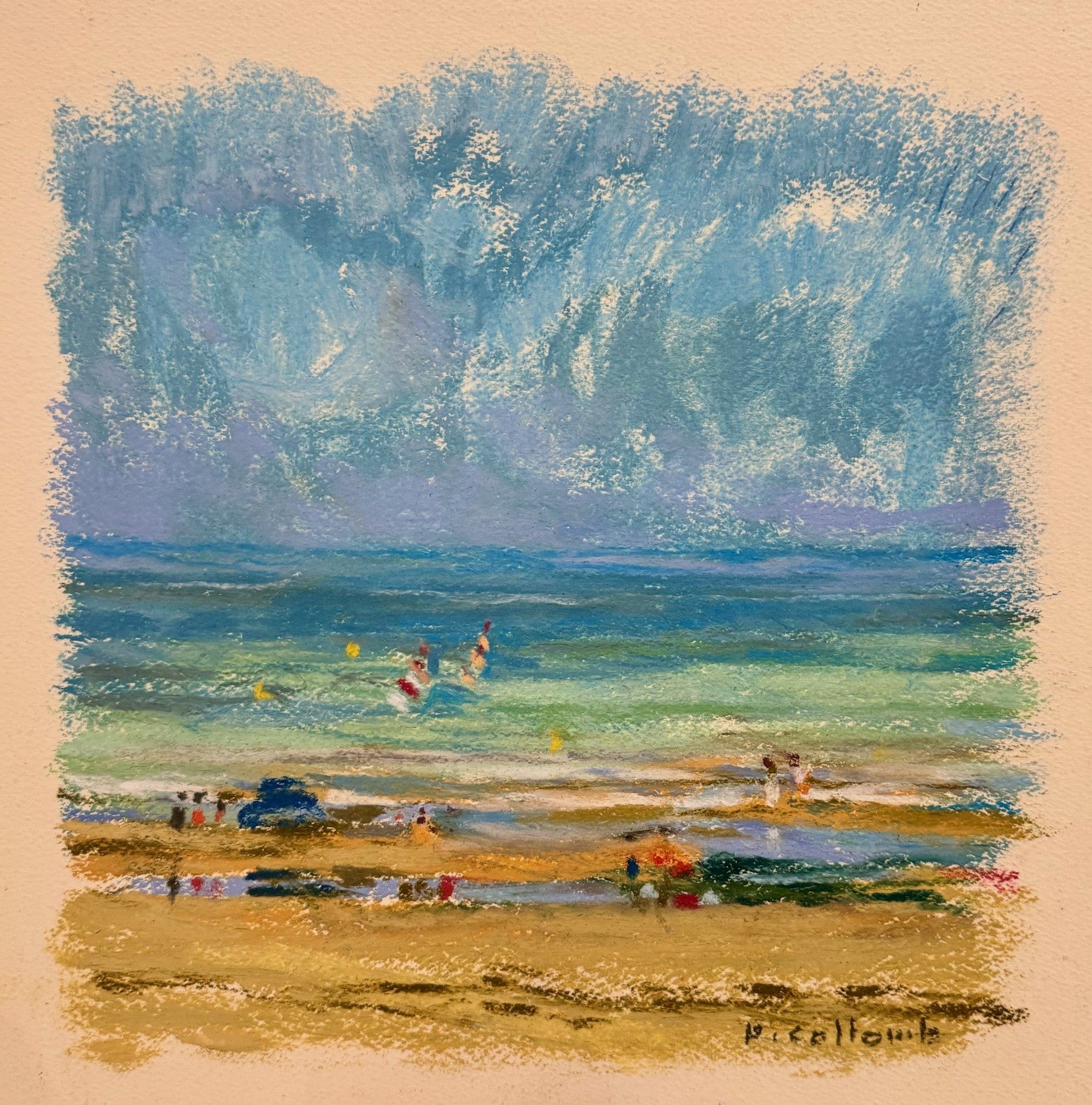 Heritage - Beach Day by Paul Collom (12 x 12)