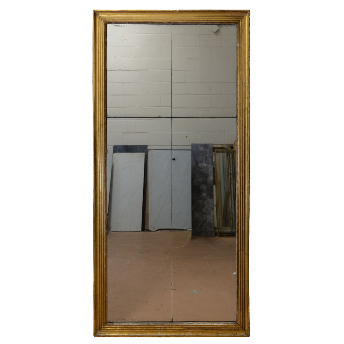 Mosaic Mirror with Antique Mecury Glass 79x38
