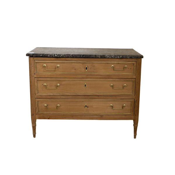 Grey Marble Stripped Commode