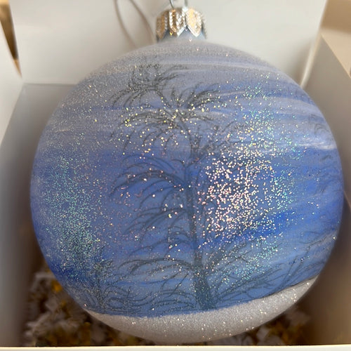 Poplars in Clearing Ornament