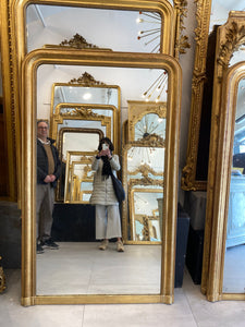 Louis Philippe Gilded Mirror 66"x43"