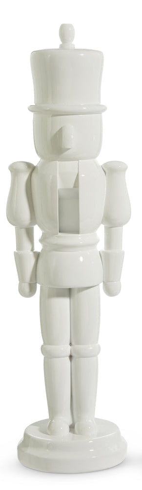 22.5" White Nutcracker - Top Hat