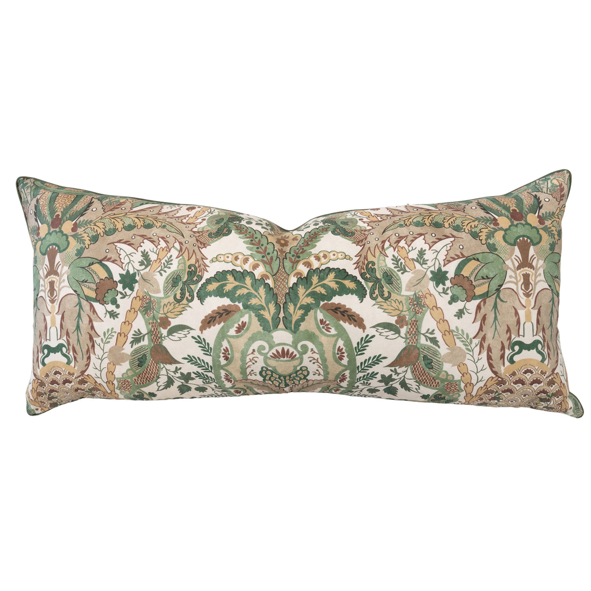 Natural & Green Narbeth Pillow 16x36