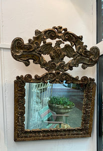 Eagle Mirror Italian 18th C Wooden