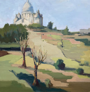 Lesley Powell - View to Sacre Coeur (24 x 24)