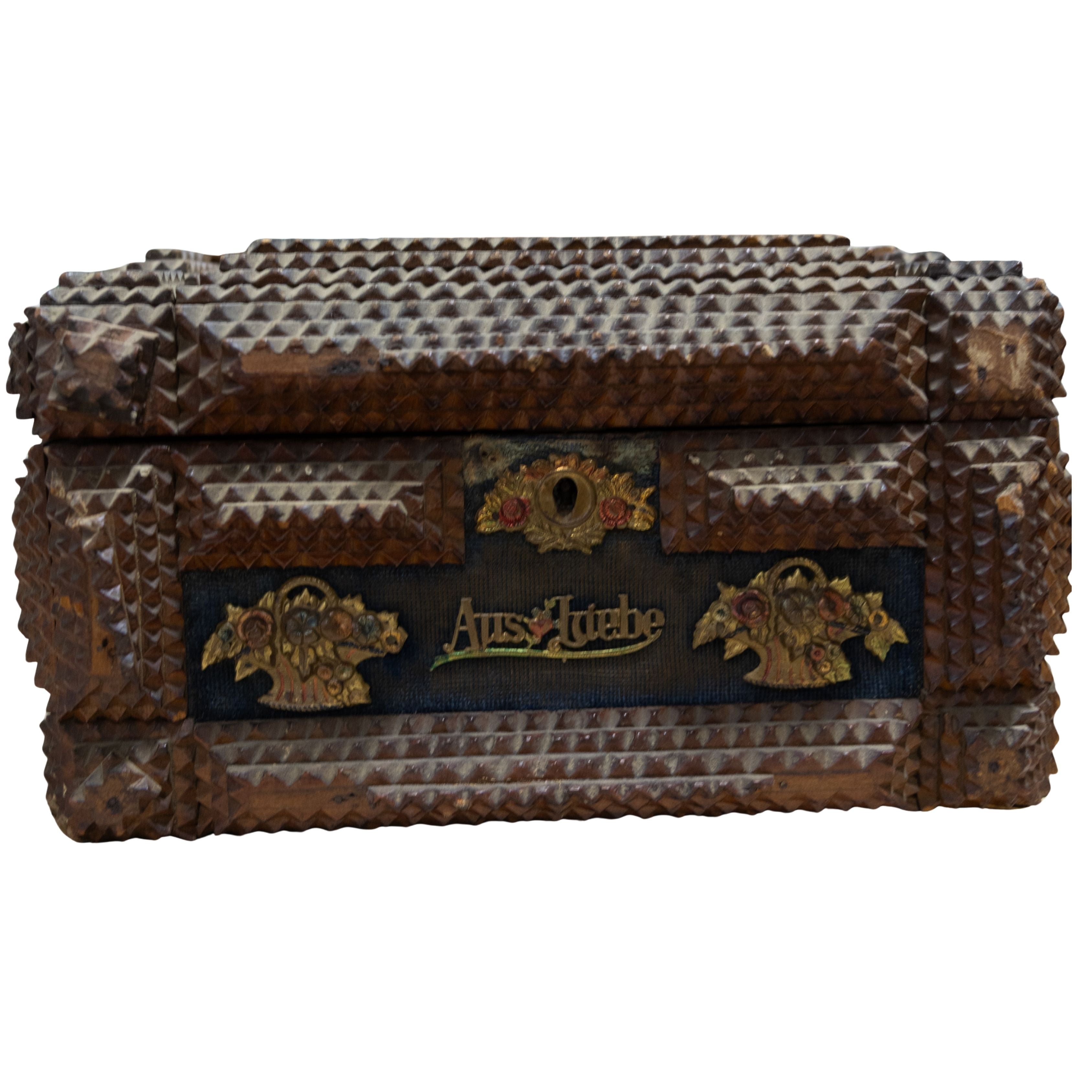 Tramp Art Box w/ AusLdebe