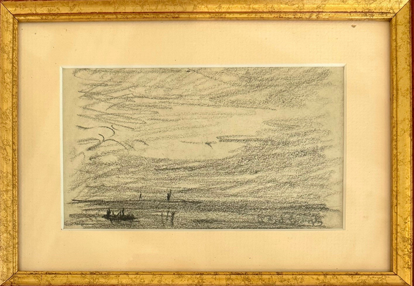 Heritage - An Approaching Storm by Georges Ricard Cordingley (5.5 x 8)