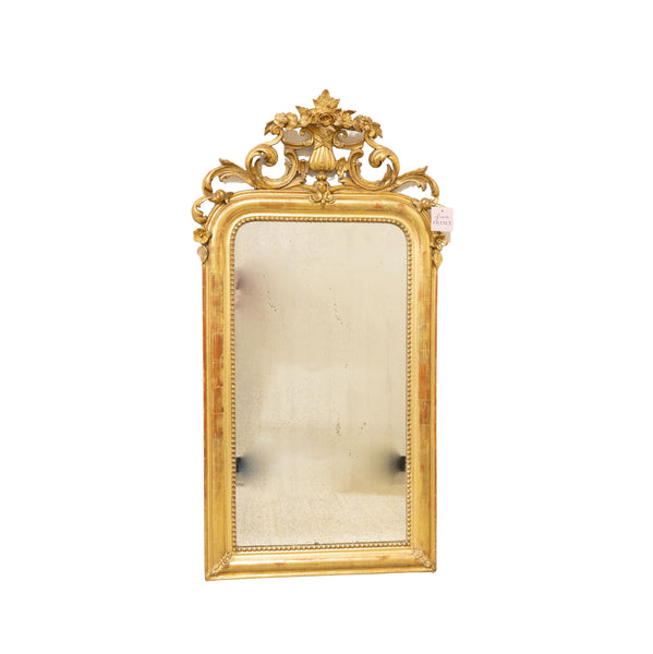 Louis Philippe Mirror with Gorgeous Fronton