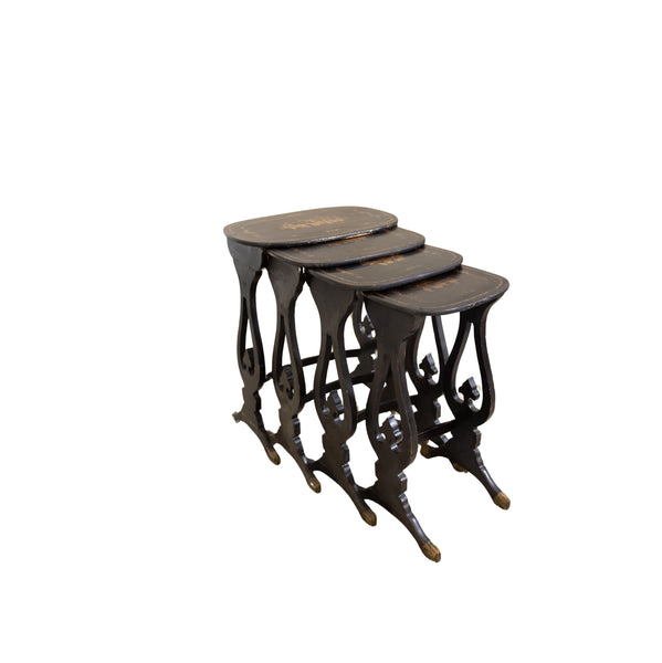 Chinoiserie Nesting Tables Set/4