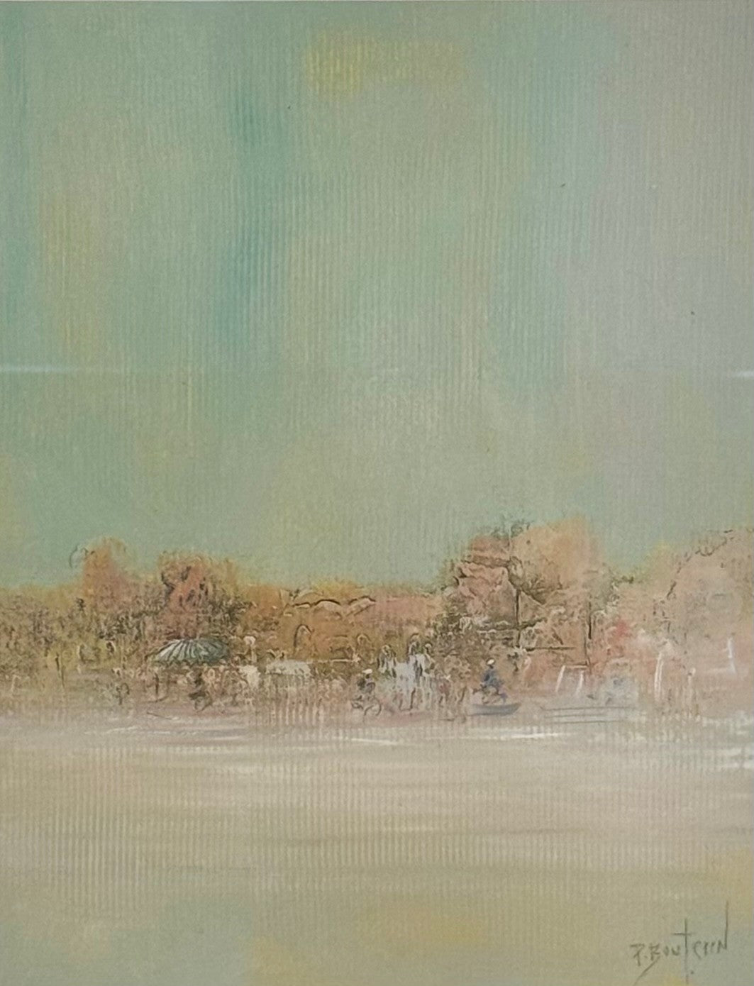 Pascal Bouterin - Le Pique-nique (12.5 x 9.5)