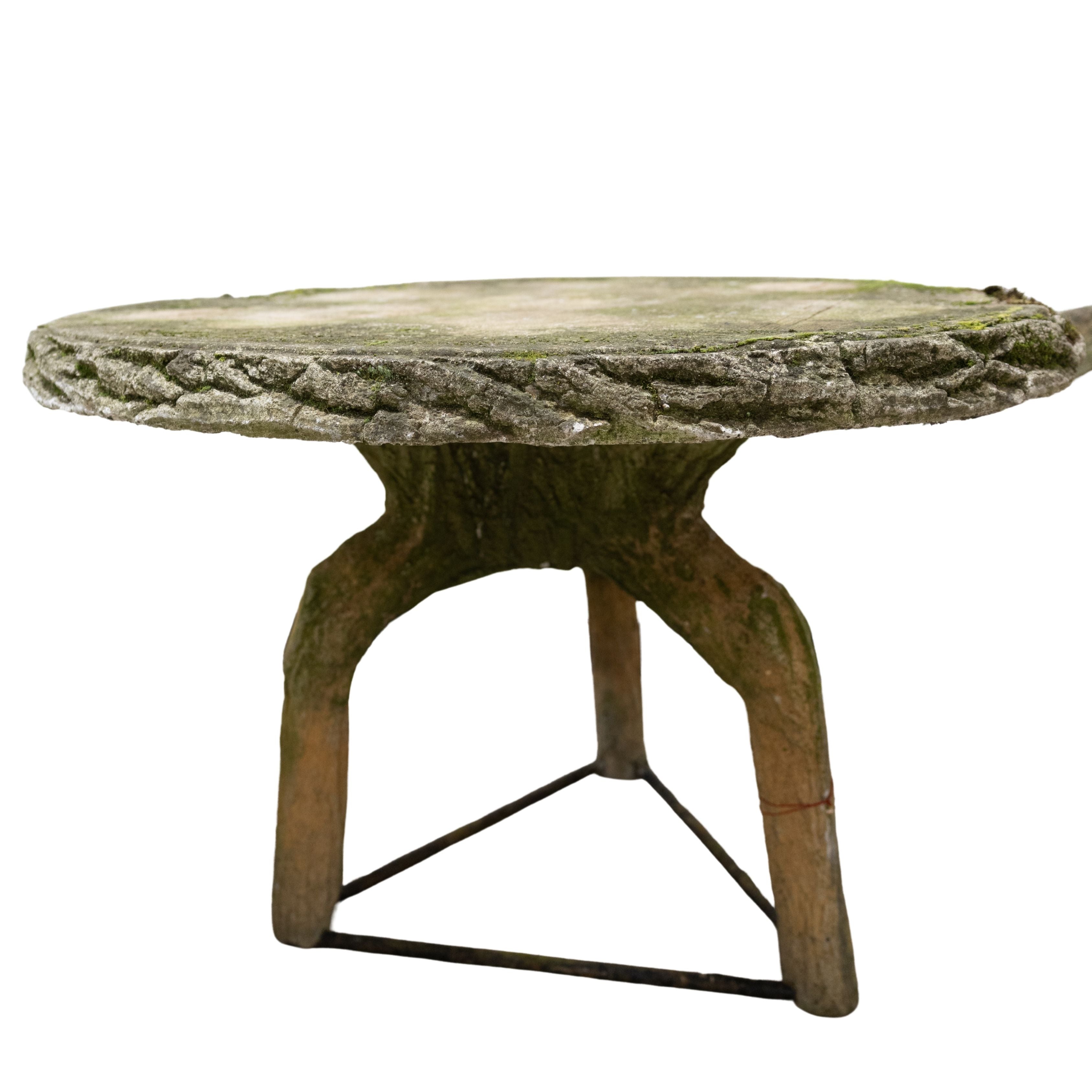 Faux Bois Mossy Table