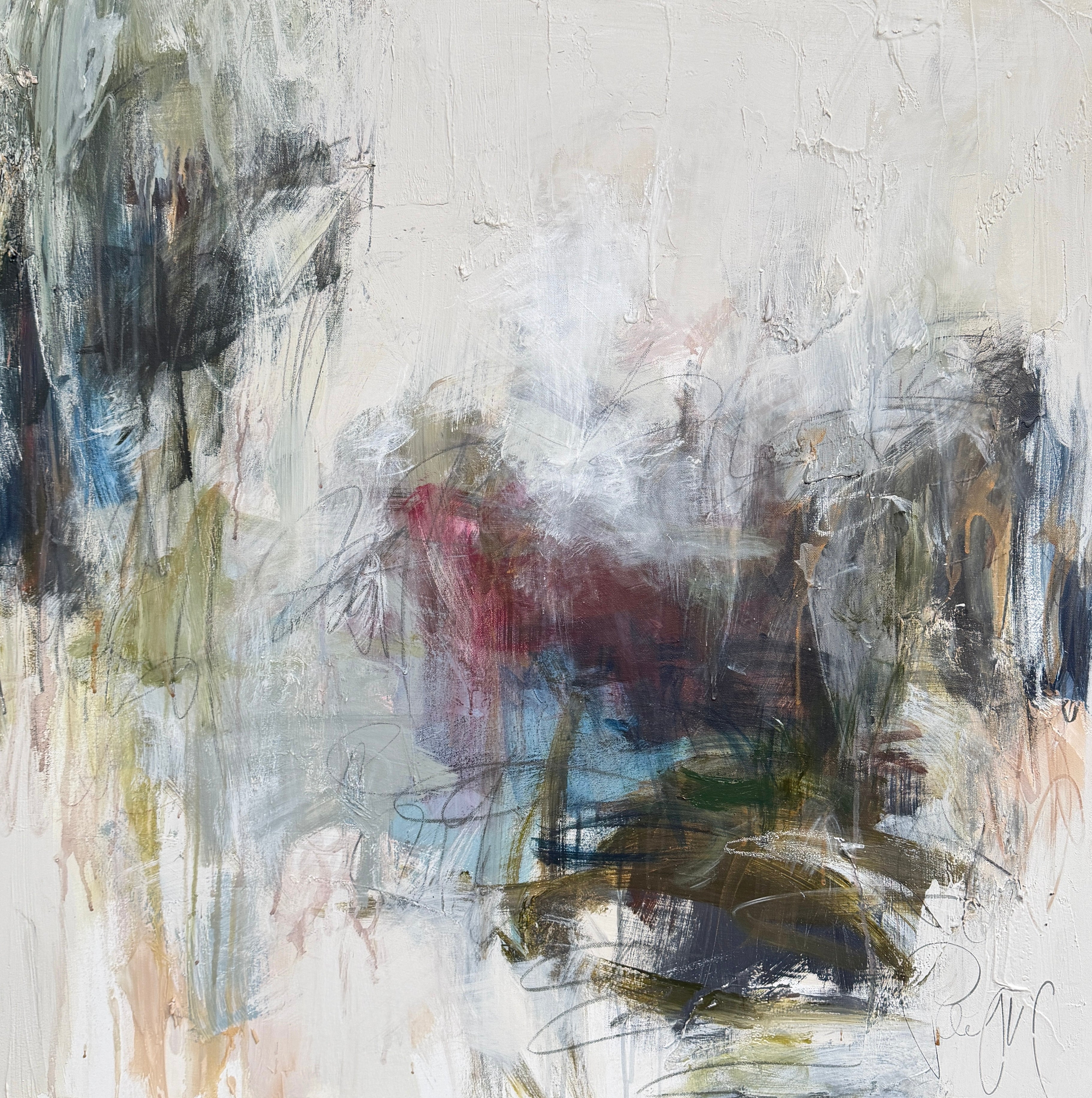 Melissa Payne Baker - Rush (36 x 36)