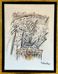 Sarah Robertson - Carrousel Paris Study (12 x 9)