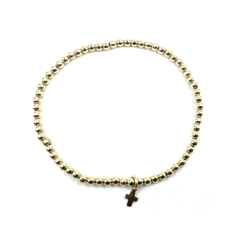 3mm Cross Stretch Bracelet