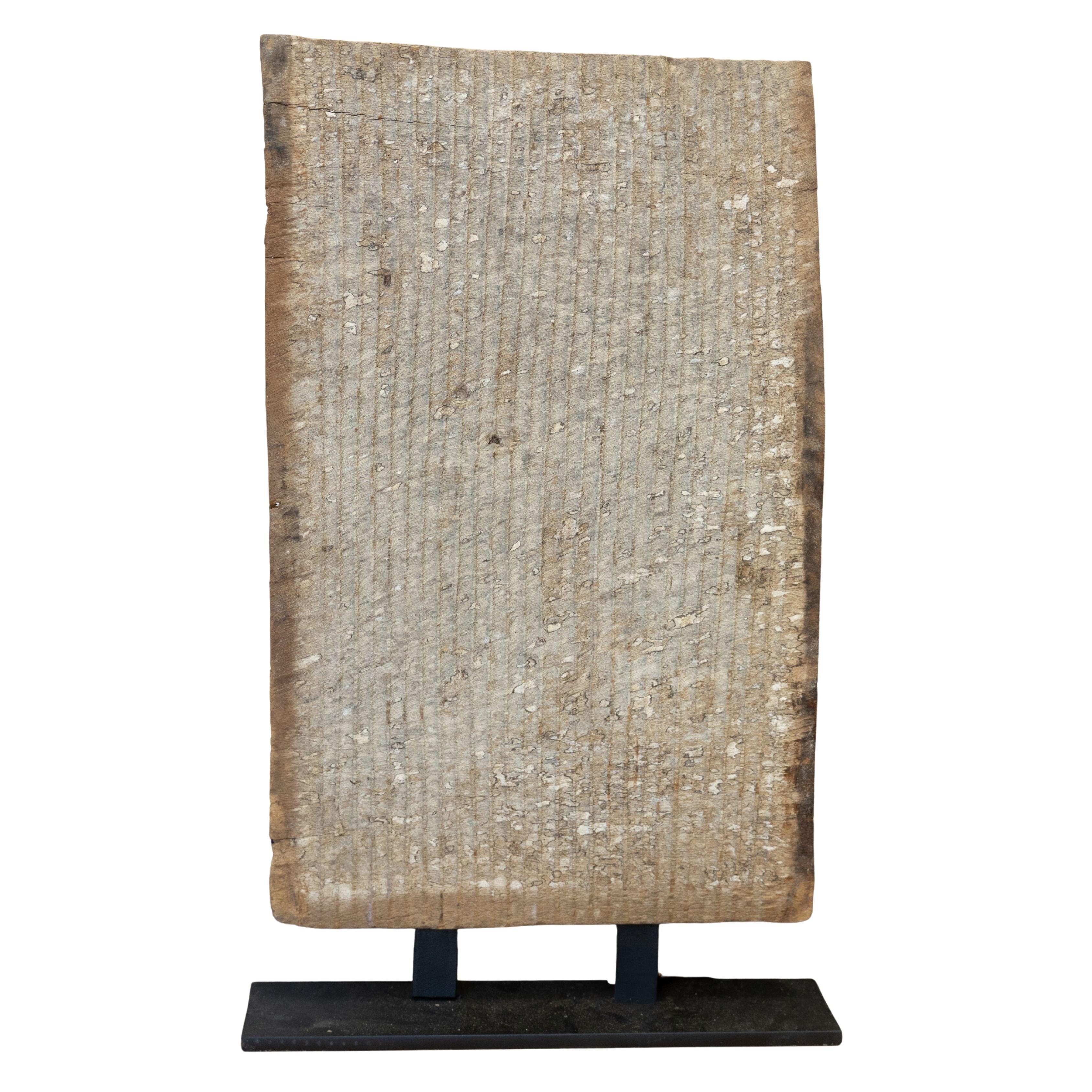 Decorative Wooden Roof Piece on Stand 26"H