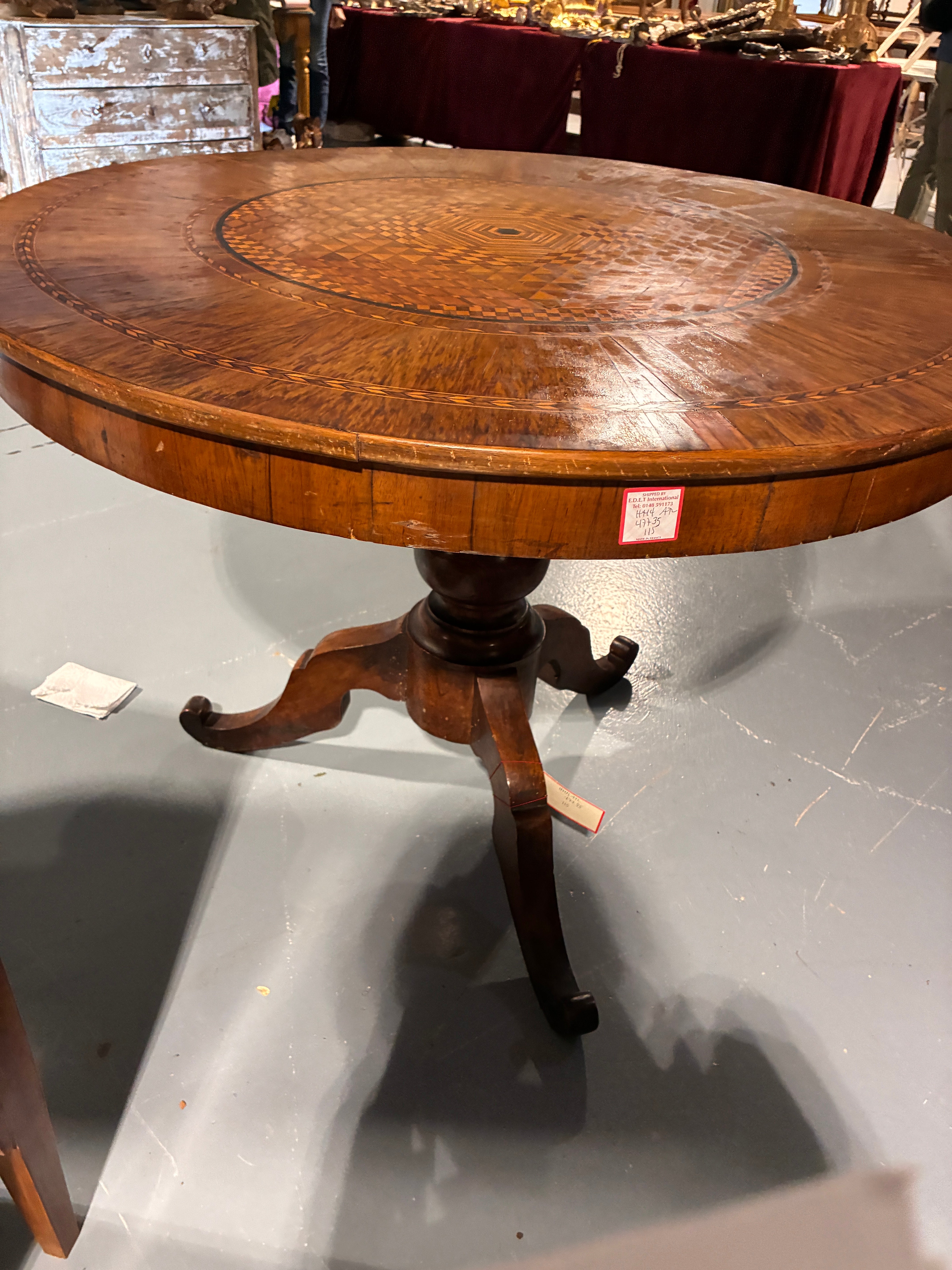 Round Table with Inlay