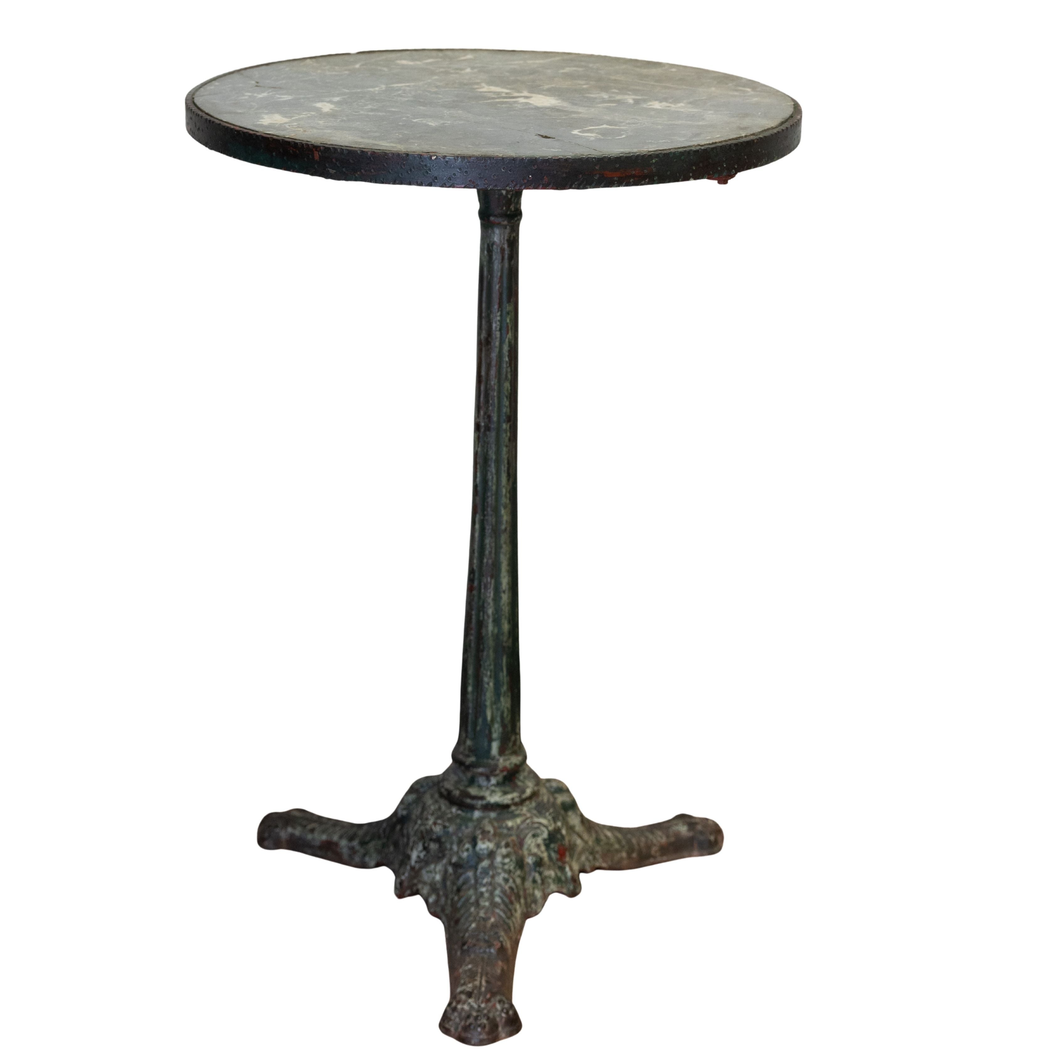 Bistrot Table with Marble Top