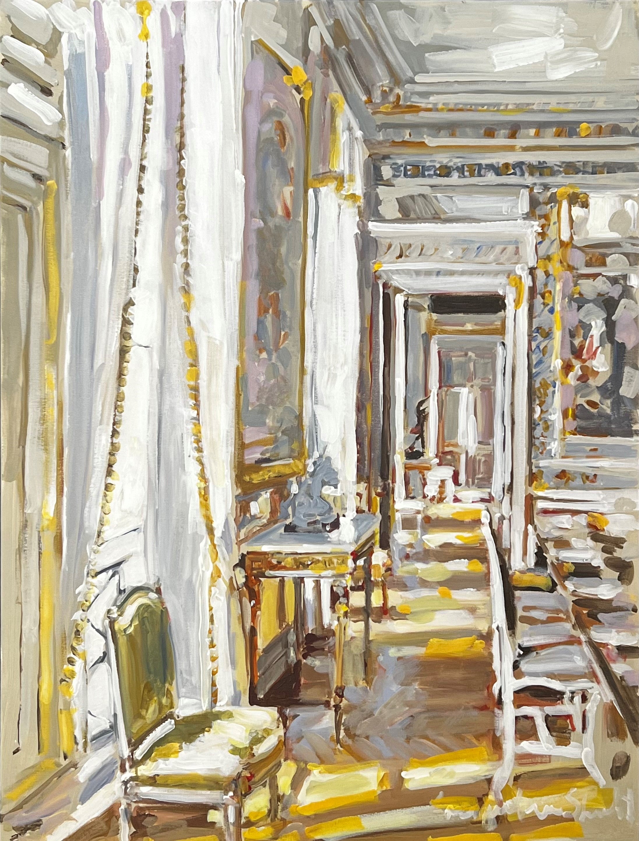 Laura Lacambra Shubert - French Dining Room (48 x 36 x 2)