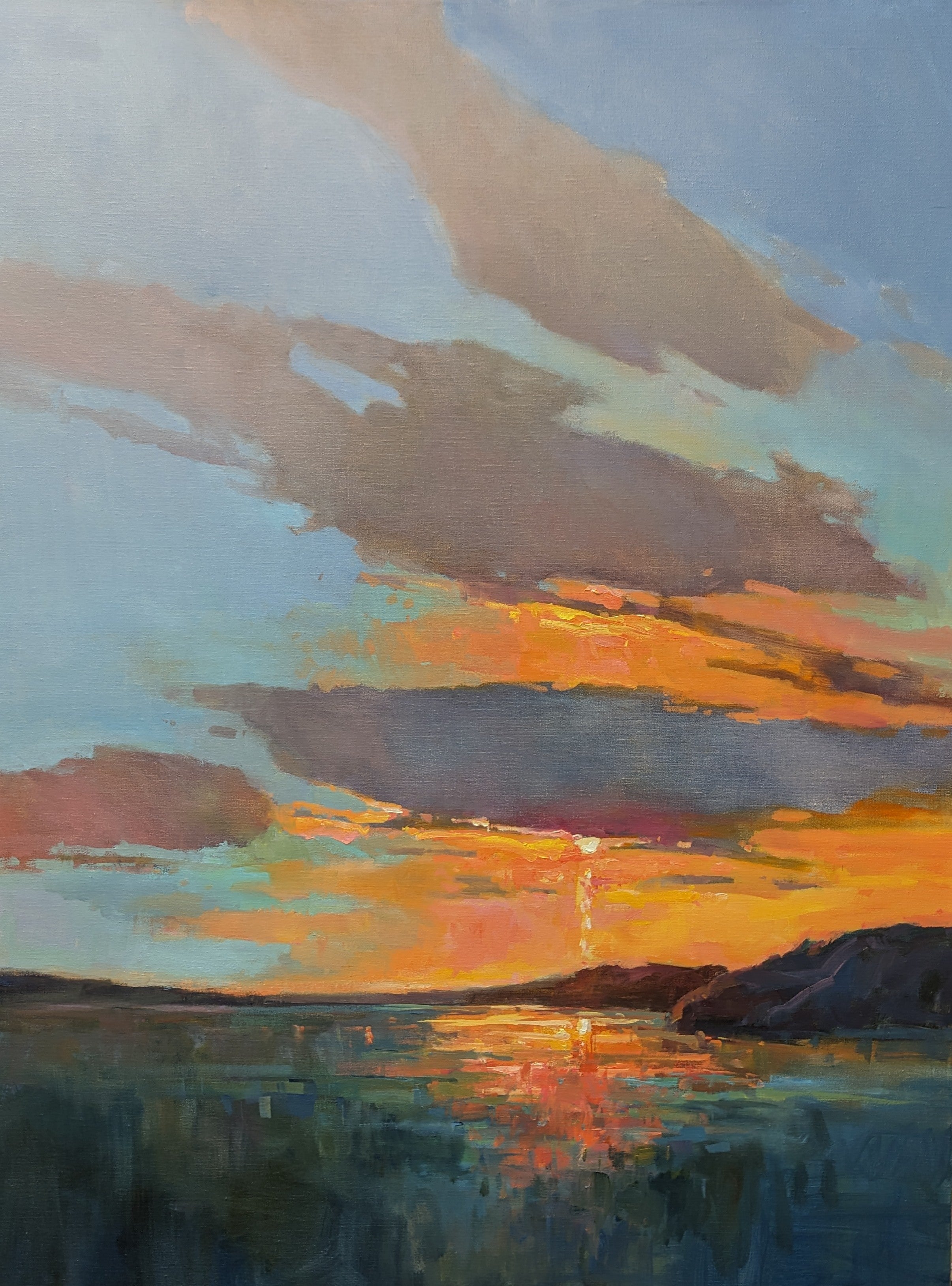 Millie Gosch - Gloaming Sky (48 x 36)