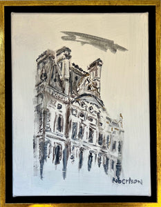 Sarah Robertson - Louvre Study (12 x 9)