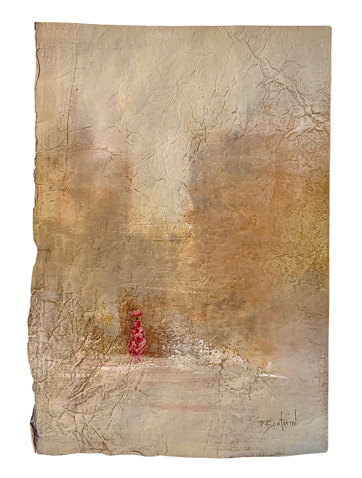 Pascal Bouterin - Elegance en rouge (15 x 10.5)