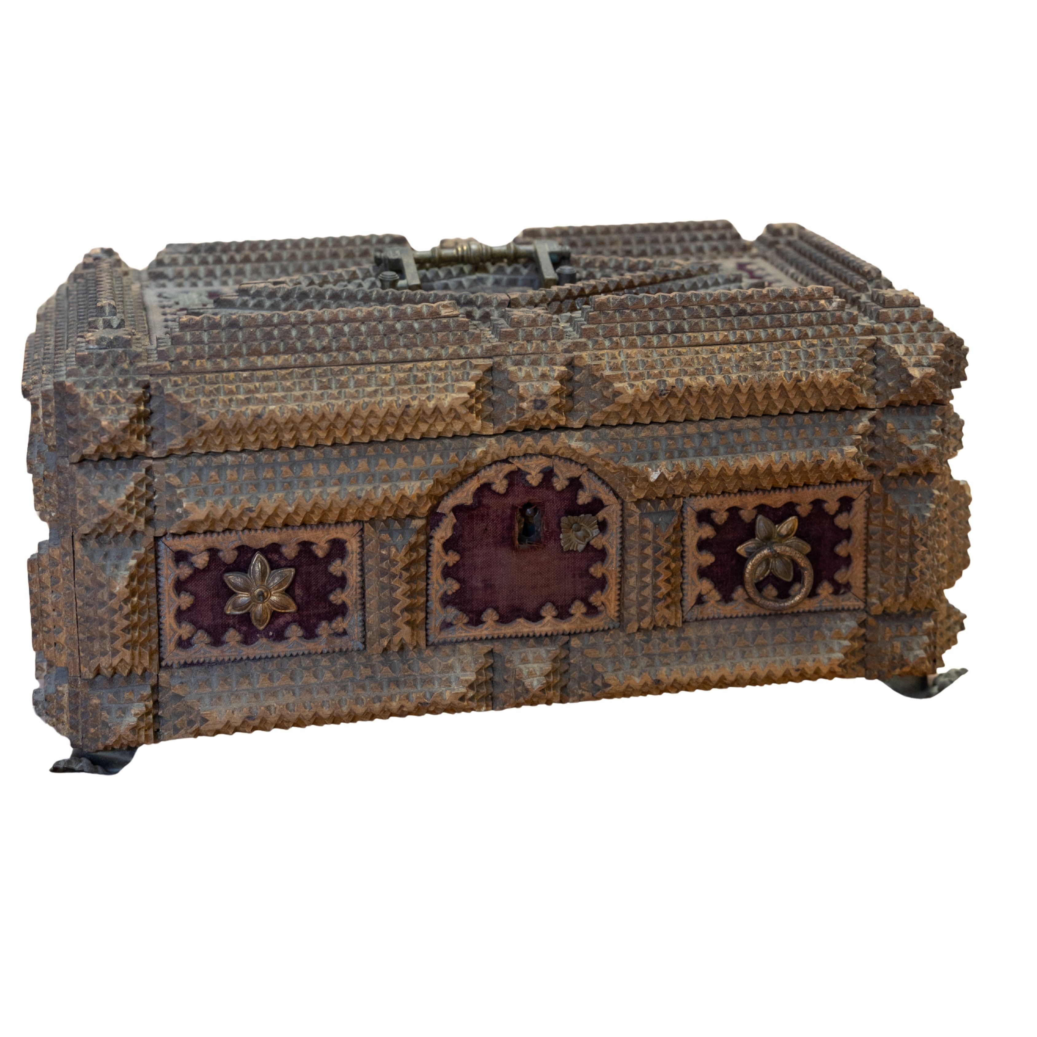 Tramp Art Box 1907