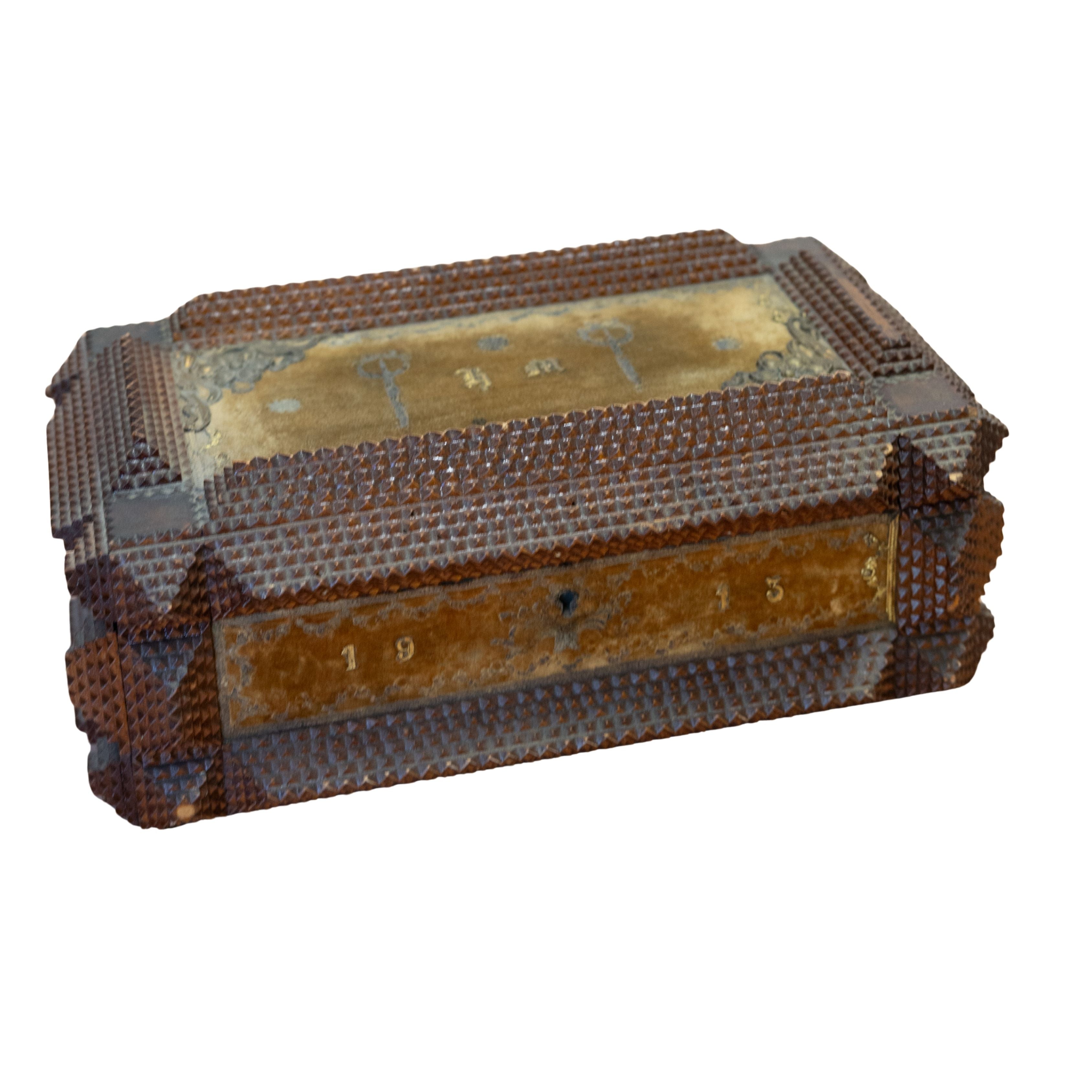 Tramp Art Box 1913