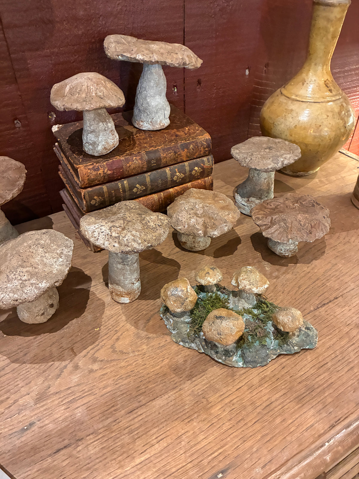 Vintage Stone Mushroom