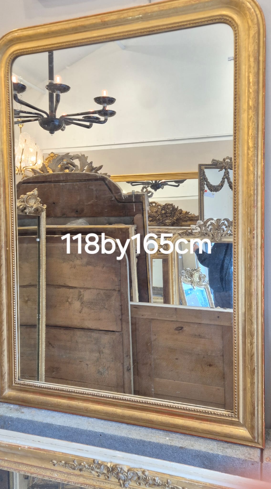 Louis Philippe Gold Mirror 65x46.5