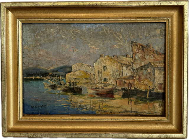 Heritage - Fishing Boats in Port (13 x 17.50)