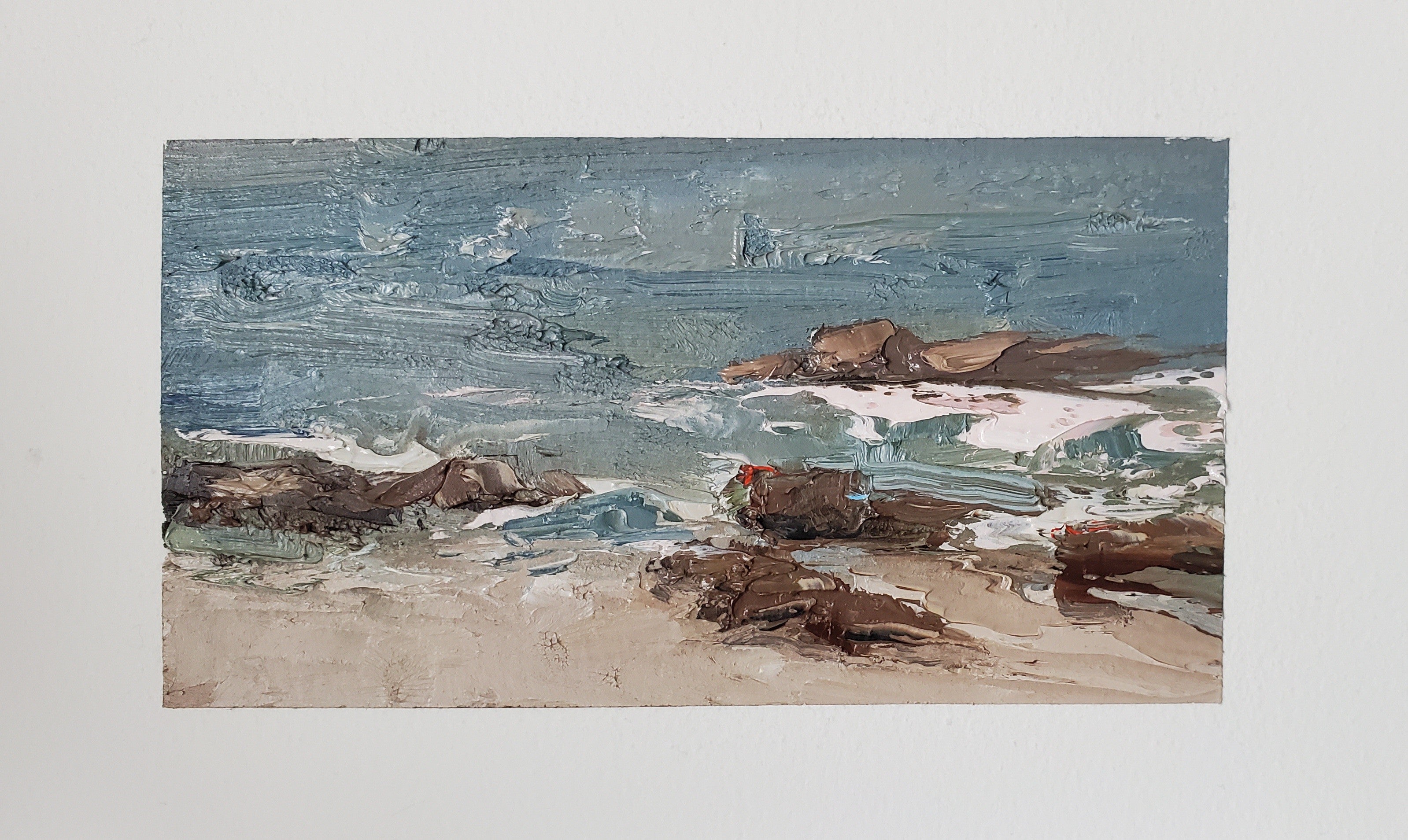 Bethanne Cople - Rocks and Sea (3 x 6)