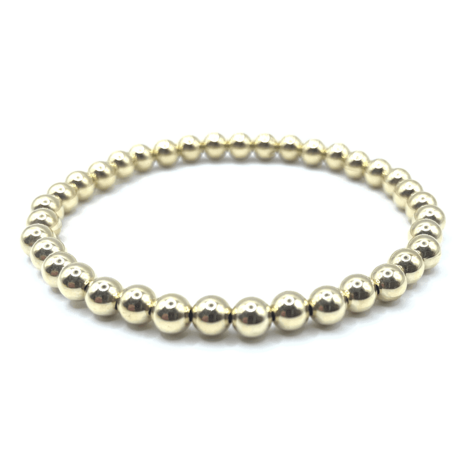 5mm Karma 14K GF Bracelet 7"