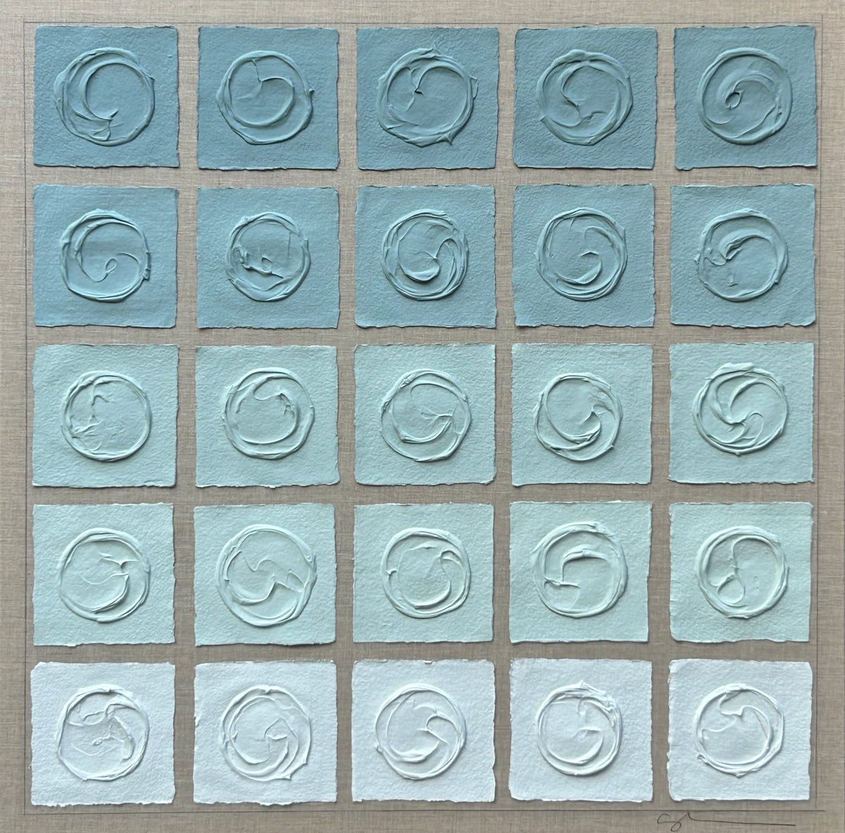 Sally Threlkeld - Color Theory #1 (36 x 36)