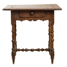 Load image into Gallery viewer, Spanish walnut table with drawer