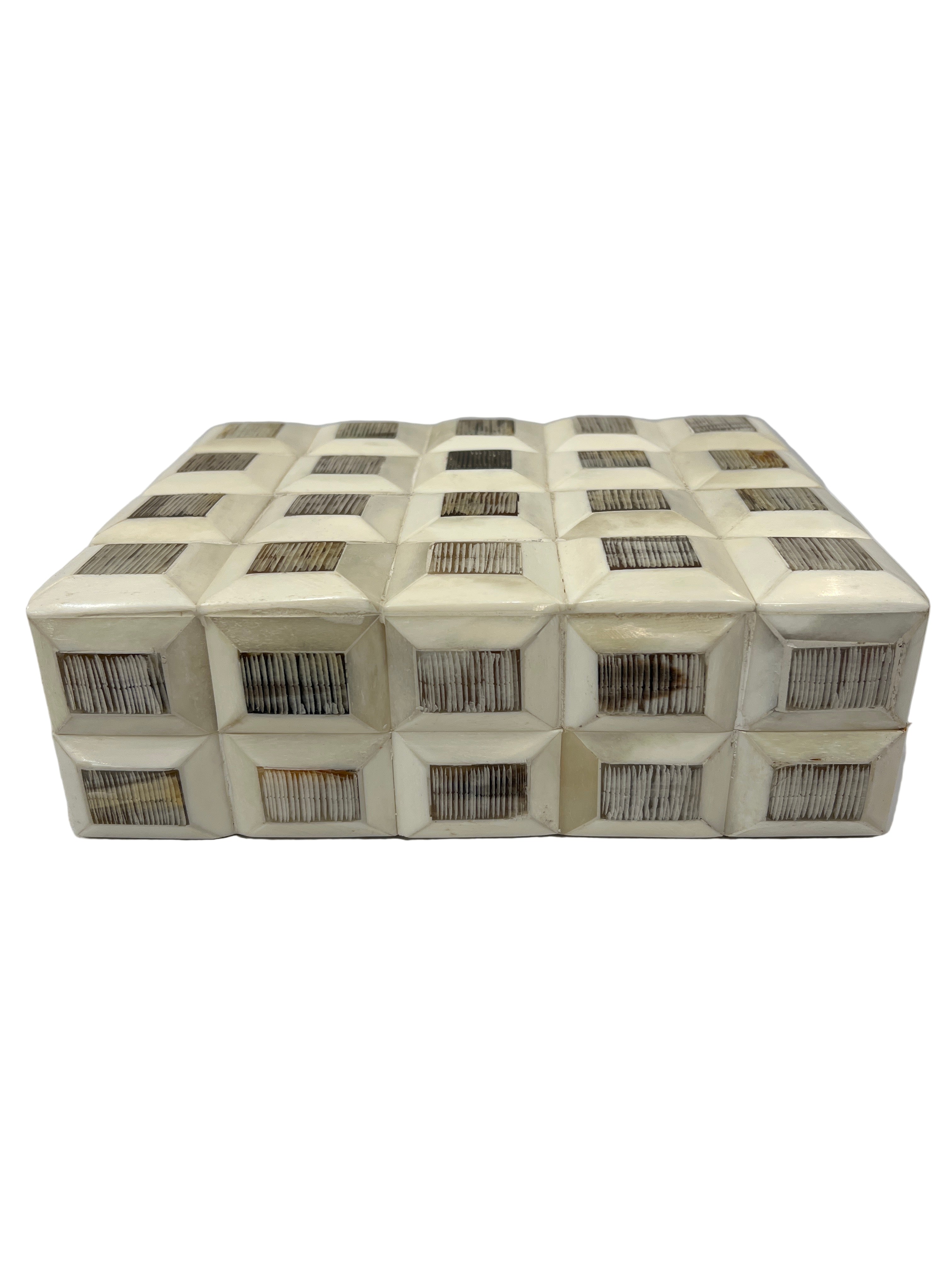 Small Unique Bone Box