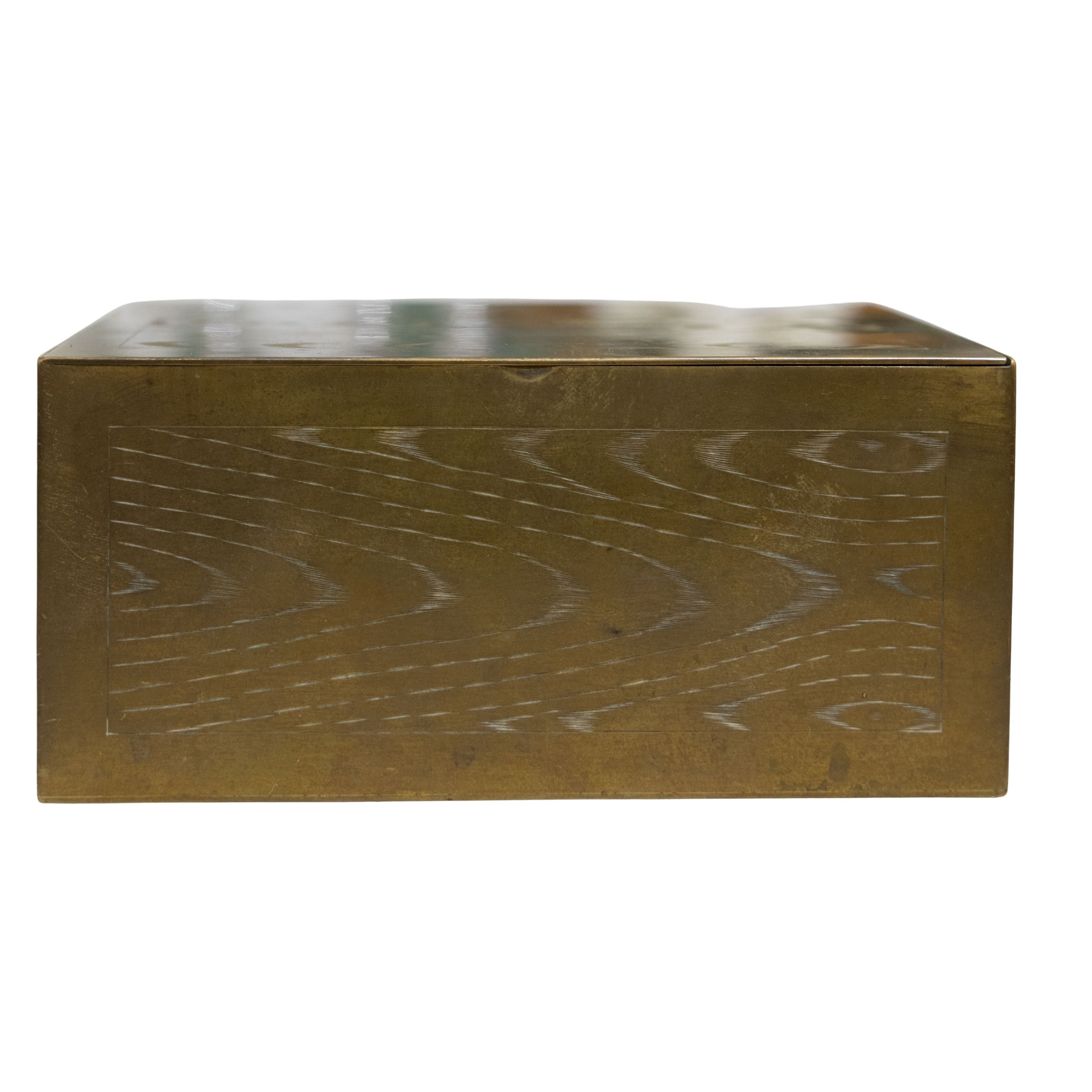 Metal Faux Bark Box