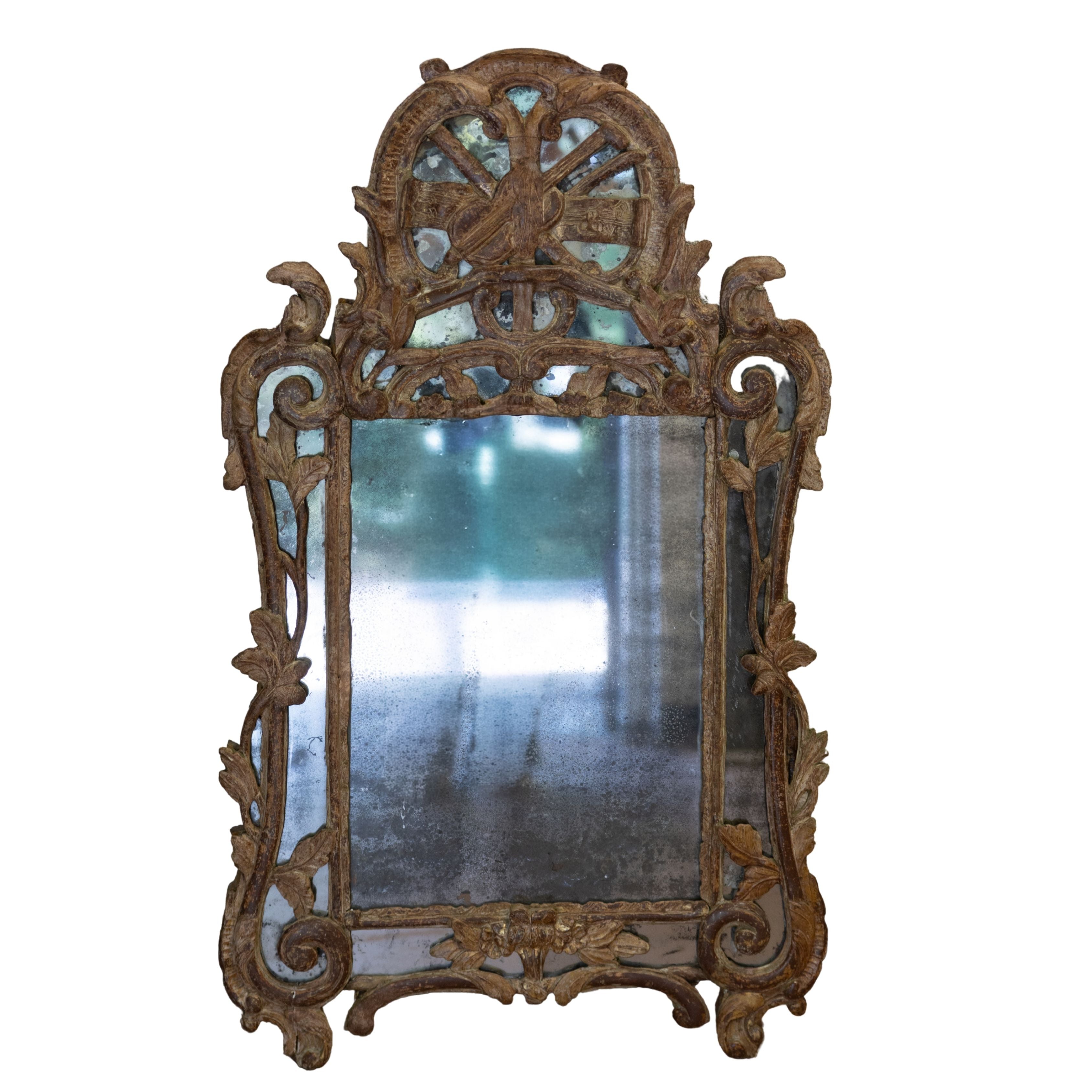 Beaucaire Miroir Provence Old Glass 40H x 24W
