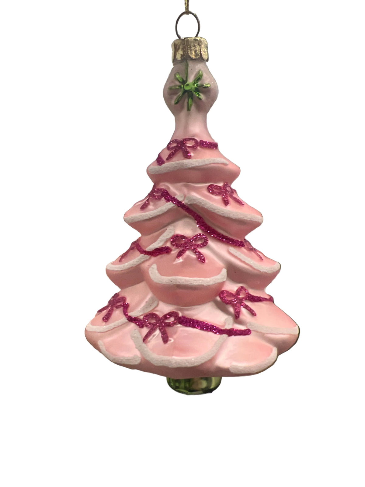 Pink Bows Tree Ornament