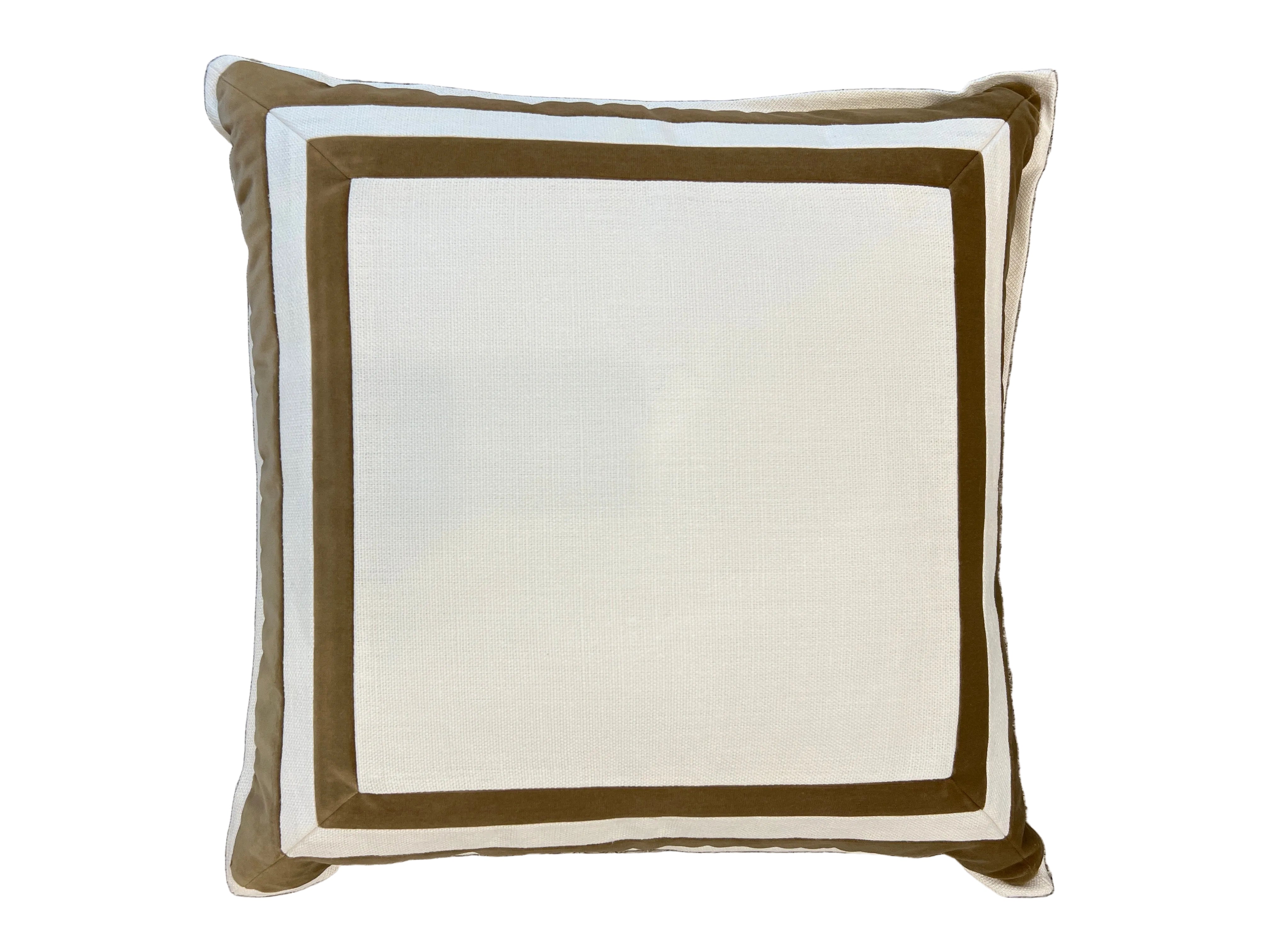 Truffle & Ivory Giorgio Linen Pillow 22x22