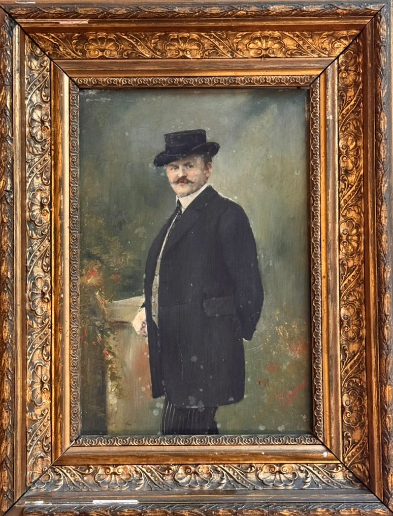 Heritage - Self Portrait of M. Triquenon (16 x 12.5)