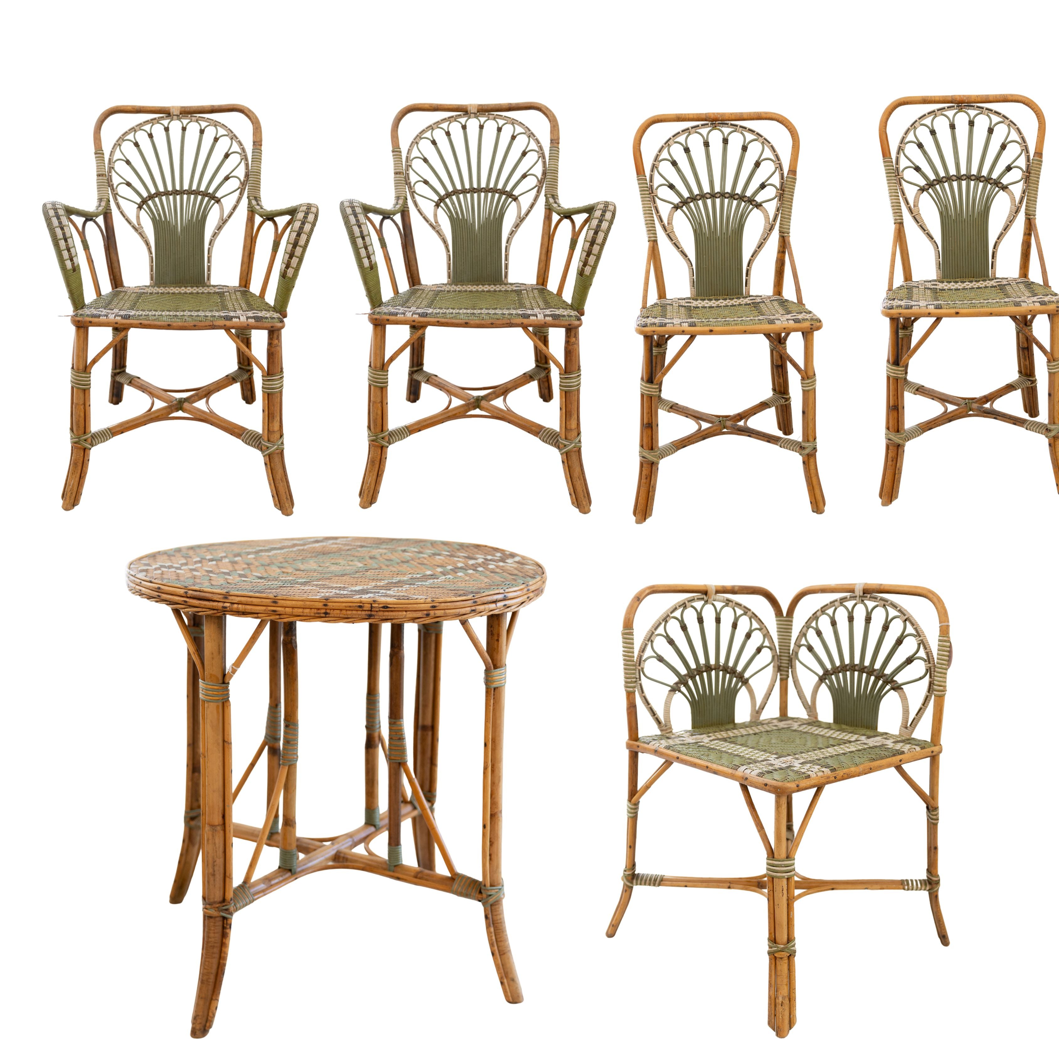 Wicker Garden 6 Pc. Set by Perret Vibert