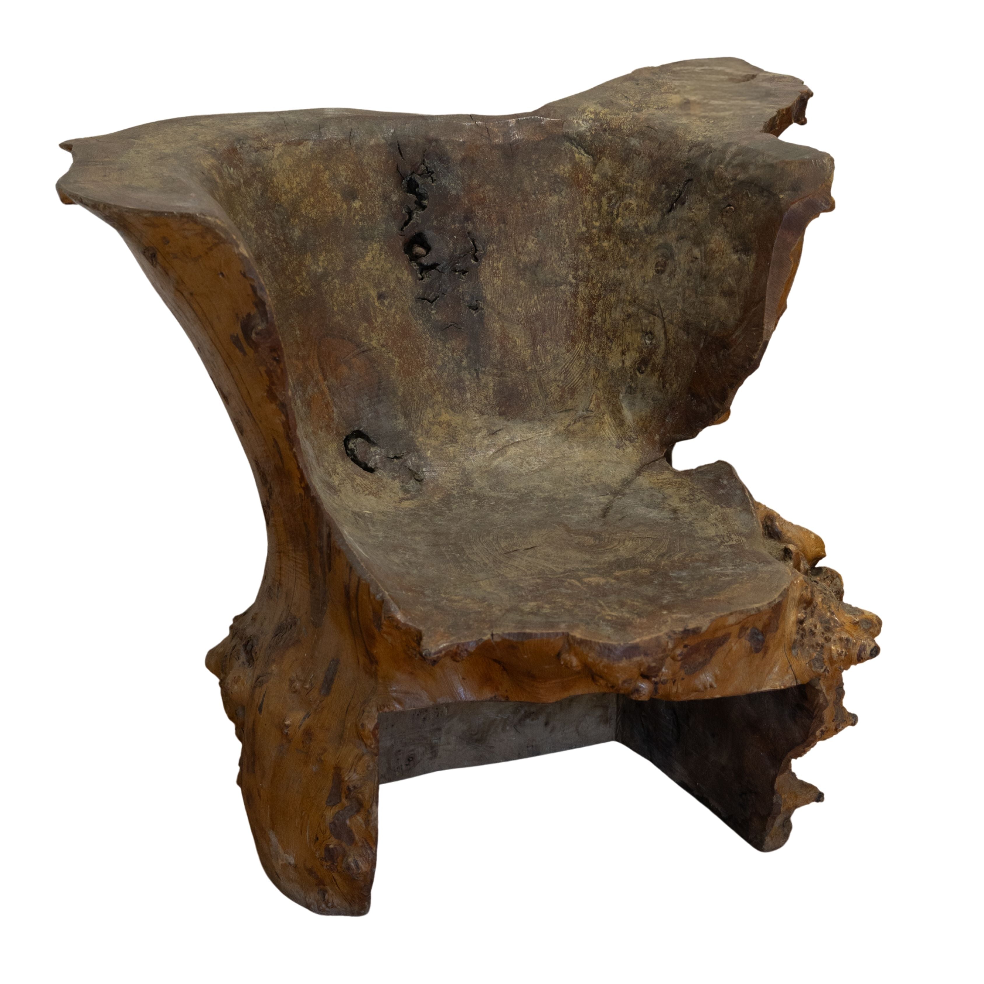 Primitive Burled Ash Garden Set